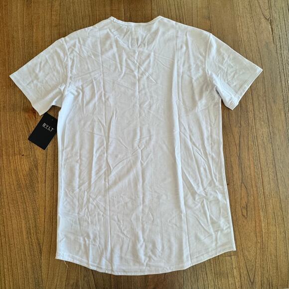 BYLT Men's White T-Shirt - Size L - Picture 2 of 7